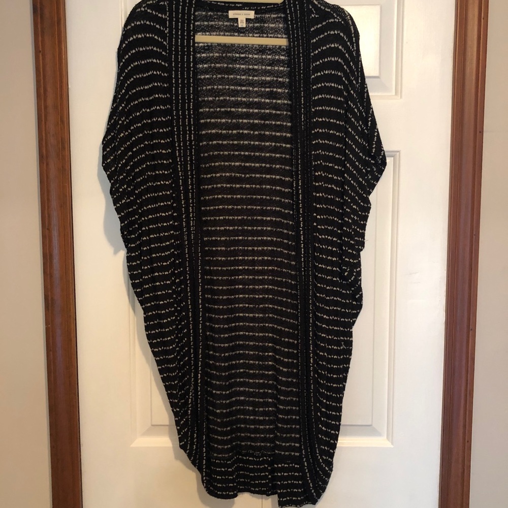 Urban Outfitters Black & White Striped Cardigan